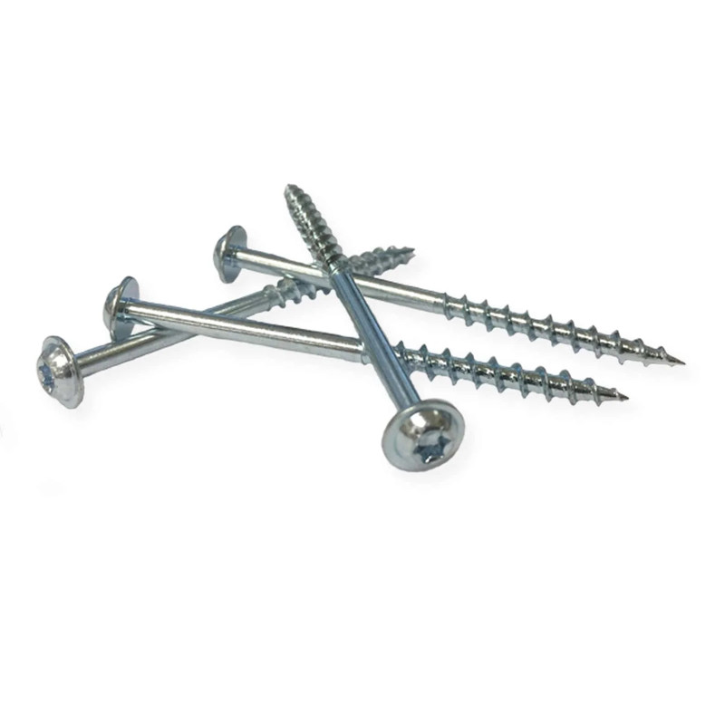 PocketScrews - Washer Head - T20 Star Drive - Zinc - Length:2-1/2" - Pieces:500-Piece